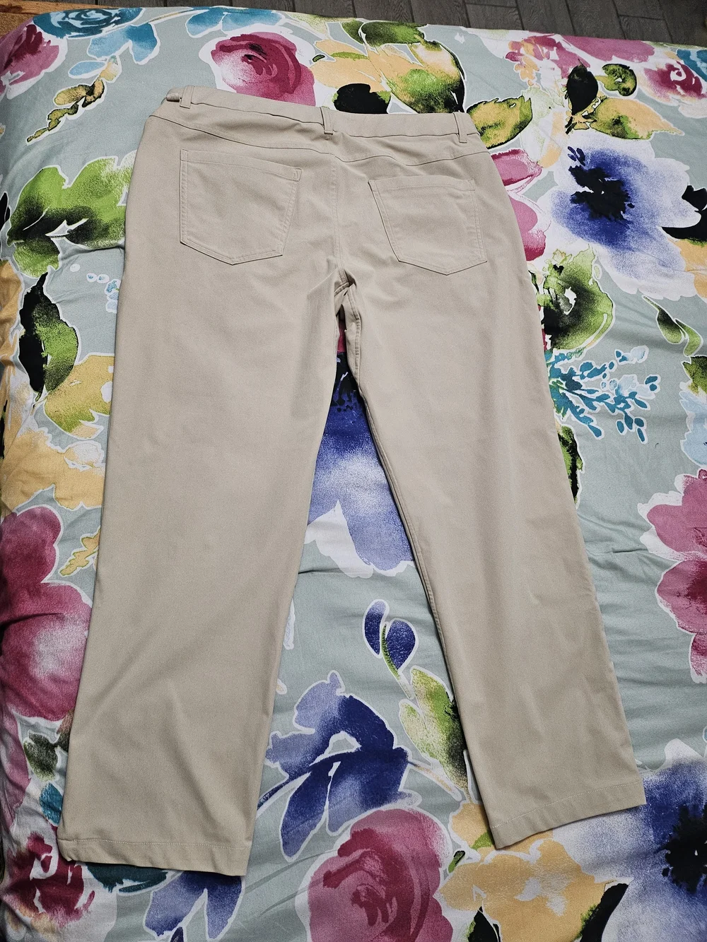 lululemon athletica Men's Khaki Straight-Leg Pants - Light Beige